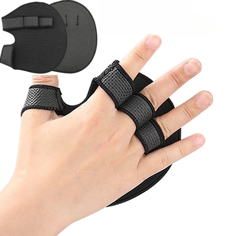 2PCS Neoprene Grip Pads Lifting Grips Gym Workout Gloves Weightlifting Calisthenics Powerlifting Fitness Sports Hand Protector - Omnia 