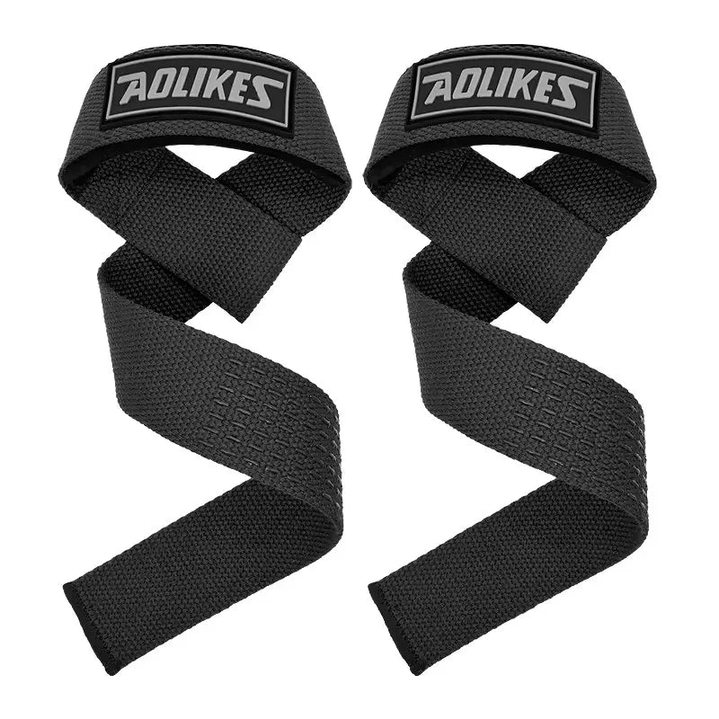 AOLIKES Weightlifting Wrist Straps Strength Training Adjustable Non-slip Gym Fitness Lifting Strap Wrist Support Grip Band - Omnia 