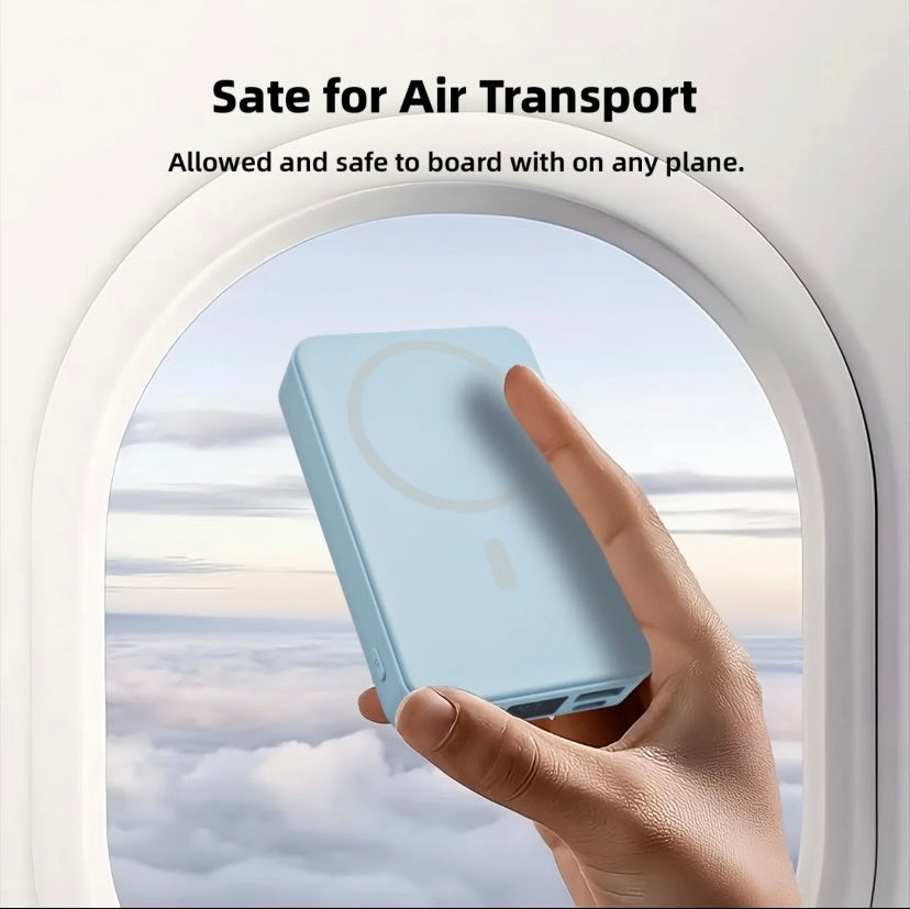 Power Bank Magnetic Portable Wireless FastCharger 10000mAh Type - C - Omnia 