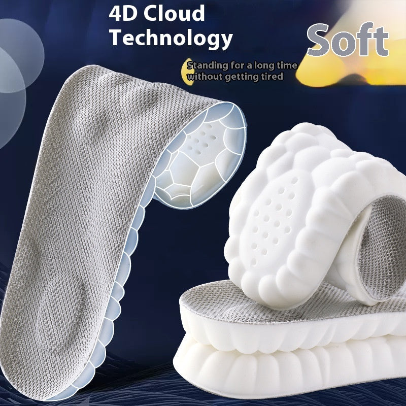 Insole No Tired Foot Arch Massage Sweat Absorbing And Deodorant Antibacterial - Omnia 